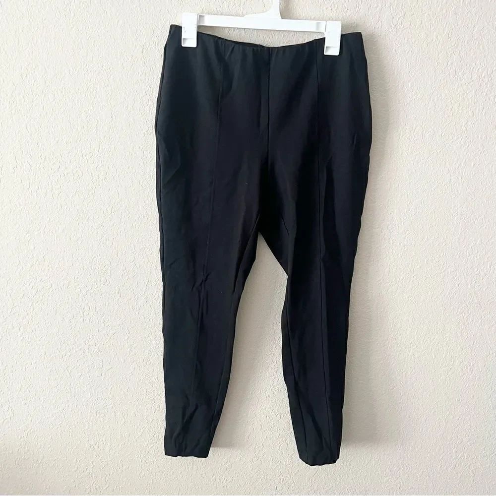 J. Jill Pants Womens Ponte Leggings Pull On Stretch Casual Black Size M